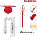 Newrara Kindergarten Graduation Cap and Gown Stole Package for Kids (24, Red)