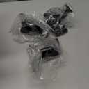 MCEAST Pack of 3 Christmas Stocking Holders Metal Mantel Stocking Clips Fireplace Stocking Hangers for Christmas Decoration, Black