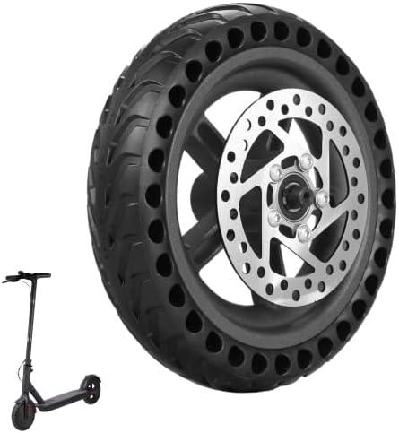ELKATECH | Gotrax Wheel replacement and Xiaomi M365 electric Scooter | Solid Tire with hub and Brake-Disc | Honeycomb Wheel Compatible Mijia1s gotrax gxl V2/gotrax XR and 8,5 inch