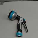 Gilmour Heavy Duty Rear Control Garden Hose Nozzle with 8 Pre-set Spray Patterns, Water Hose Nozzle for Watering Garden or Lawn