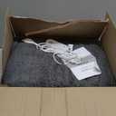 Amazon.com: Heated Throw Blanket, Electric Blanket Throw with 5 Heating Levels & 4 Hours Auto Off, Double Sided Super Soft Sherpa Fast Heating Blanket with ETL Certified for Bedding, 50"x60", Dark Gray : Home & Kitchen