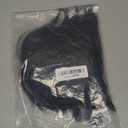 Wiggy Mermaid Short Black Wig for Men Black Emo Wig Goth Scene Hair Wigs + Cap for Stage Party Halloween Costume Cosplay