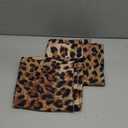 Cheetah Pillow Covers 18x18 Set of 2 Brown Leopard Throw Pillow Covers Soft Decorative Couch Pillow Covers for Home Living Room Bedroom