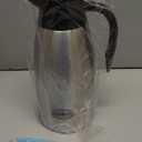 68oz Coffee Carafe Airpot Insulated Coffee Urn Stainless Steel Vacuum Thermal Pot Flask for Coffee, Hot Water, Tea, Hot Beverage - Keep 12 Hours Hot, 24 Hours Cold (Silver)