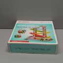 TOP BRIGHT Car Ramp Toy for 2 3 Year Old Boy Gifts, Toddler Race Track Toy for 18 Month Old with 4 Wooden Cars and 3 Car Garage