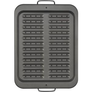 GoodCook Everyday Nonstick Steel Broiler Pan, 11.5" x 14.25", Gray