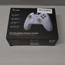 EasySMX X20 Wireless Gaming Controller with RGB Backlit, 2-Stage Hall Effect Stick, 1000Hz Polling Rate, 6-Axis Gyro on Multi-Platform, Mech Buttons- Compatible with PC/Switch/Steam/Android (White)