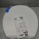 KOHLER 20111-0 Brevia, Slow Close Toilet Seat, Round Toilet Seat, Grip-Tight Bumpers Quick-Attach Hardware, White