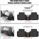 AUXKO All Weather Floor Mats for Honda Civic 2026 2025-2022 Sedan Hatchback Si(Include Sport|2nd Row with&w/o USB Port|Not for Hybrid) Acura Integra 2023-2026 Liners All Season Odorless Anti-Slip