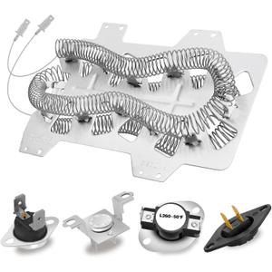 DV395ETPASU/A1 DV400EWHDWR/AA DV448AEP/XAA DV456EWHDWR/AA Dryer Heating Element for Samsung DVE45N5300V/A3 DVE45T6000W/A3 DVE50R5400W/A3 DV45H7200EW/A2 DV50F9A6EVW/A2 DV330AEB/XAA