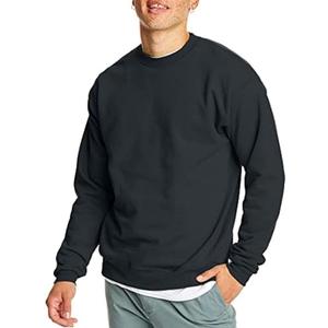 Hanes Men's Sweatshirt, Eco-Smart Fleece Crewneck Sweatshirt, Size L