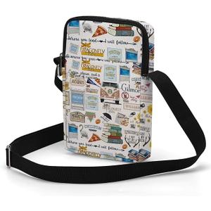 Funny Crossbody Bag, Sling Bag for Women, TV Show Inspired Gift Sunfower Book Merchandise for Fans Girls Friend Sister Friendship Birthday Christmas Small Messenger Bags Adjustable Strap Purses Bags