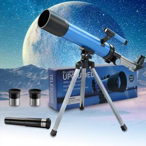 Telescope for Kids 50mm 100x Magnification Beginner Telescopio with Tripod, 2 Eyepieces & Finder Scope, STEM Educational Gift for Boys & Girls Ages 6-12, Portable Kids Telescope for Astronomy