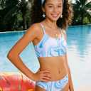 Girls Bikini Sets 2 Piece Bathing Swimwear with Chest Pad C30 02 11-12