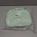 Travel Makeup Bag for Women, Large Capacity Cosmetic Bags for Girls, Compact Pouch Make up Organizer, Waterproof Toiletry Bag with Divider and Handle (Green2)