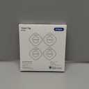 Air Tracker Tag 4 Pack: Bluetooth Item Finder with Apple Find My APP (iOS Only), Item Locator for Keys Finder, Luggage Tracker, Bags Wallets Tracking, IP67 Waterproof Smart Tag