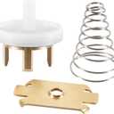 905-052 765 Check Valve Assembly Repair Kit, 3 PCS Replacement Fit for Febco 1" THRU 1-1/4" Model 765 Pressure Vacuum Breakers, Includes Spring, Retainer & Holder(White)