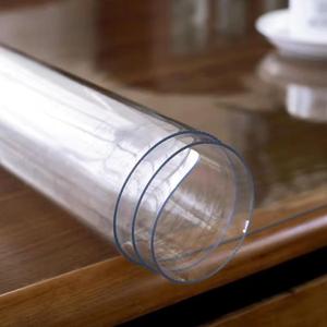 20 x 24 Inch Clear Table Cover Protector,2mm Thick Clear Table Protector, Rectangle Waterproof Plastic Table Cover, Scratch Proof and Easy Cleaning for Coffee Table, Writing Desk