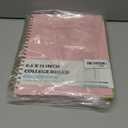 Hardcover Spiral Notebooks 8.5" X 11" Note Taking 5 Subject Notebook College Ruled with Dividers 240 Pages 100GSM Aesthetic Spiral Notebook for Work School Cute Journals for Women Writing