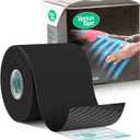 VETKIN VetkinTape Canine & Equine Kinesiology Tape | Veterinary Medical Tape | Vet Wrap for Joint Support & Pet Care | Self Adhesive Bandage Wrap | Black | 2.4in | (Pack of 1)