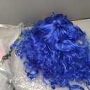 24 Pieces Colorful Long Curly Wigs Wavy Party Wigs Curly Cosplay Costume Wig for Women Party Dcor Bachelorette