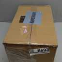 FLOWERCAT 100PCS White Plastic Plates-Heavy Duty White Disposable Plates for Christmas/Easter/Party/Wedding -Serve 50 guests 10.25inch & 7.5inch