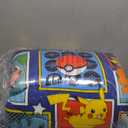Franco Pokemon Bedding Super Soft Comforter and Sheet Set with Sham, 7 Piece Queen Size, (Official Licensed Product)