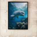 1000 Piece Puzzle for Adults Beluga Whale Ocean Depths A Challenging and Peaceful Jigsaw Game for Marine Life Admirers Fun Wall Art and Family Night Gift Idea 20x28in
