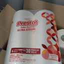 Amazon Brand - Presto! Ultra-Strong 2-Ply Toilet Paper, 24 Mega Rolls = 120 Regular Rolls, 308 Sheets Per Roll, Unscented