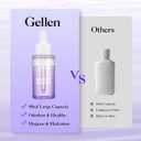 Gellen Nail Glue Remover for Press on Nails, 40ML Press On Nail Remover for UV Nail Glue, Non acetone Gentle Glue Off for False Nails Glue Tips, Odorless Easy Debonder, Not for Gel Polish