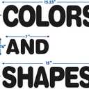 Eureka Colors & Shapes Bulletin Board Set, 28 Pieces (EU-847813), OSFA