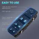 Power Master Window Switch Driver Side Control Button Compatible with 2015-2017 Chrysler 200, 2011-2020 Chrysler 300, 2011-2019 Dodge Charger, 16-2022 Ram 1500 2500 3500, 2011-2021 Jeep Grand Cherokee