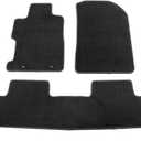Floor Mat Compatible with 2006-2011 Honda Civic, Factory Fitment Car Front & Rear Nylon Car Floor Carpets Carpet Liner by IKON MOTORSPORTS, 2007 2008 2009 2010