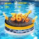 Solar Pool Fountain, 2026 Upgraded Large Solar Pool Water Fountain, Floating Pool Fountain for Inground/Above Ground Pools,Solar Floating Fountain Pump for Daytime Use-White 1PK
