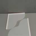 Shower Splash Guard Kit, Large Splash Guards for Bathtub Waterproof Self-Adhesive Shower Corner Guards to Keep Water in Shower or Bath, Pack of 2 (9.25 x 9.25 inches) (White)