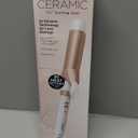 Conair Double Ceramic 1 -Inch Curling Iron, 1 -Inch Barrel Creates Soft Waves & Curls, Hair Curler for Use on Medium & Long Hair, White/Rose Gold