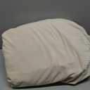 FantasDecor 4 Piece Sofa Velvet Couch Covers for 3 Cushion Stretch Slipcover with Individual Seat Cushion Elastic Furniture Protector for Pets, Machine Washable (Sofa, Ivory)