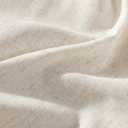 Aersas Short Natural Pinch Pleated Linen Kitchen Curtains 24 Inch Length 2 Panels Set Farmhouse Cafe Light Filtering Small Half Window Drapes for Bathroom Laundry Room RV 26x24