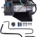 LR015303 Air Suspension Compressor Pump & Relay Replacement for AMK Style, Replacement for Land Rover LR3 2005-2009, LR4 2010-2014, Range Rover Sport 2006-2013 (4 Pins Connector)