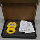 PREXISO Multi Surface Laser Level LED Light Vial, 30Ft Horizontal & Vertical Line Laser with Wall Mount Base, 2 Pins, 10 Sticker, 2 AA Batteries for Hanging Frames & Picture, Construction Wall Writing