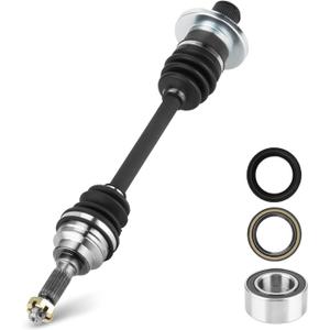 Rear Left or Right CV Axle & Wheel Bearing Kit for Suzuki King Quad 450 4x4 2007-2010, for King Quad 500 2011-2022, for King Quad 700 4x4 2006-2007, for King Quad 750 4x4 2008-2022