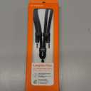 TORRAS Phone Lanyard Crossbody with 2 Phone Tabs, Adjustable Anti Theft Phone Strap for All Phones, Premium Metal Buckles, Skin-Friendly, Universal Cell Phone Neck lanyard for Travel Essentials, Black