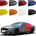 Car Exterior Door Handle Cap Compatible with Ford Mustang 2015 2016 2017 2018 2019 2020 FR3Z-63218A15-ACPTM FR3Z-63218A15-AAPTM Door Handle Cover Accessories Lock Cap Gray