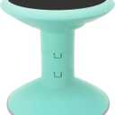 Storex Wiggle Stool Active Flexible Seating for Classroom and Home Study, Adjustable 12-18 Inch Height, Teal (00306U01C)