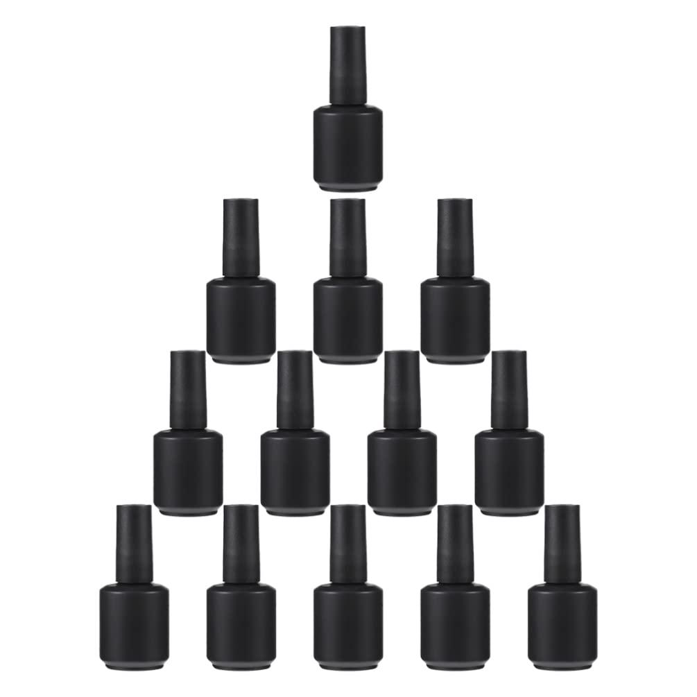 Beaupretty 13pcs Nail Polish Bottles Brush Empty Nail Gel Container for Personal and Lightweight and Space-saving Storage