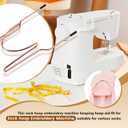 Zorqon Sock Hoop Embroidery Machine Hooping Hoop Aid/Hoops, Fit for Embroidery Machine, 2* Adults and 1*Kids