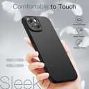 JETech Slim Case for iPhone 15 Plus 6.7-Inch with Camera Lens Full Cover Protection, Ultra-Thin Lightweight Matte Finish Minimalist Protective Phone Cover (Black)