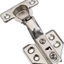 Mini 26mm Cabinet Hinge 95 deg. Soft Close Small Inset Hinge for Thin Door Set of 2 Piece Nickel Plated