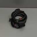 Master Lock Cable Lock, Set Your Own Combination Bike Lock, 6 ft. Long, Black, 8122D