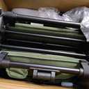 Evolur Trailblazer Foldable Wagon Stroller for 2 Kids with Canopy, Green